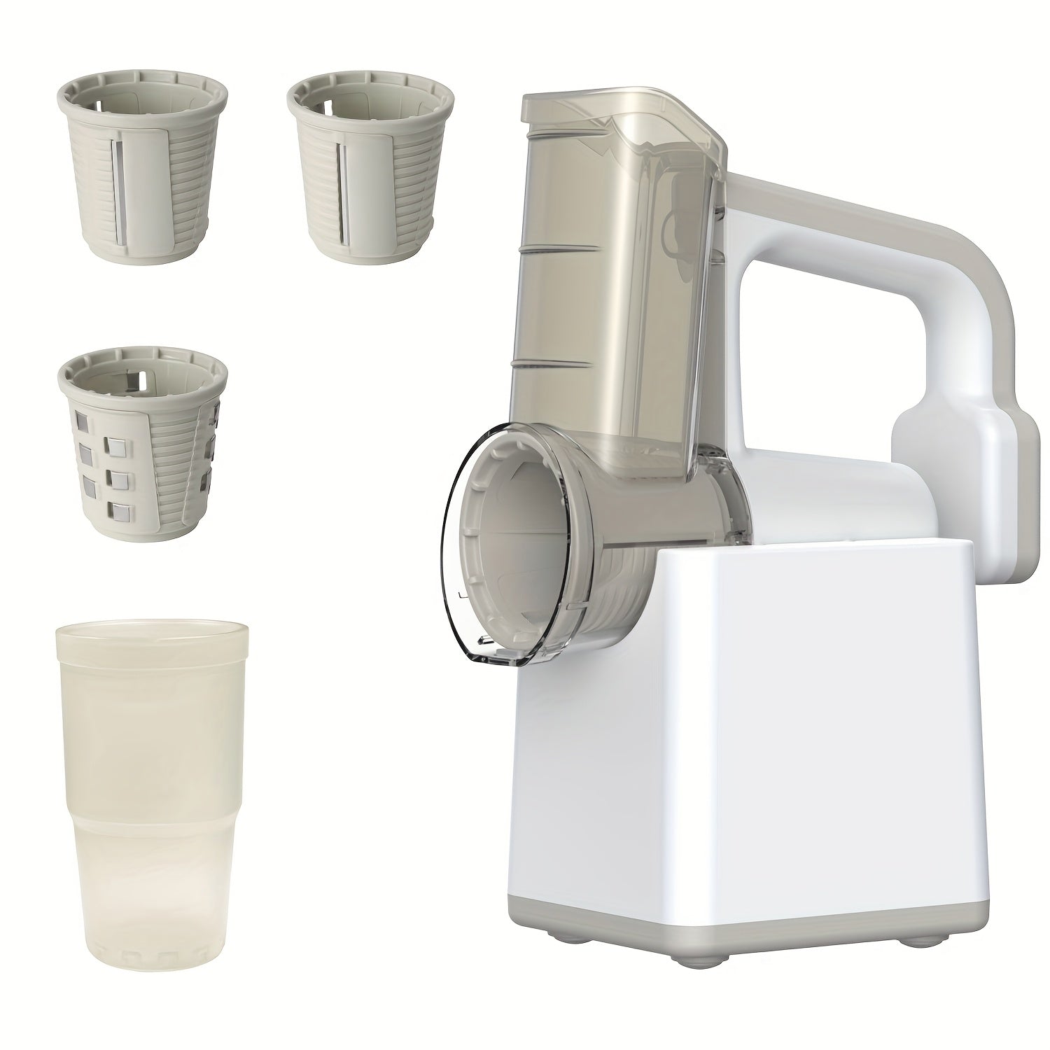 Vegetable Chopper with 3 Blades USB Rechargeable for Kitchen Camping Home