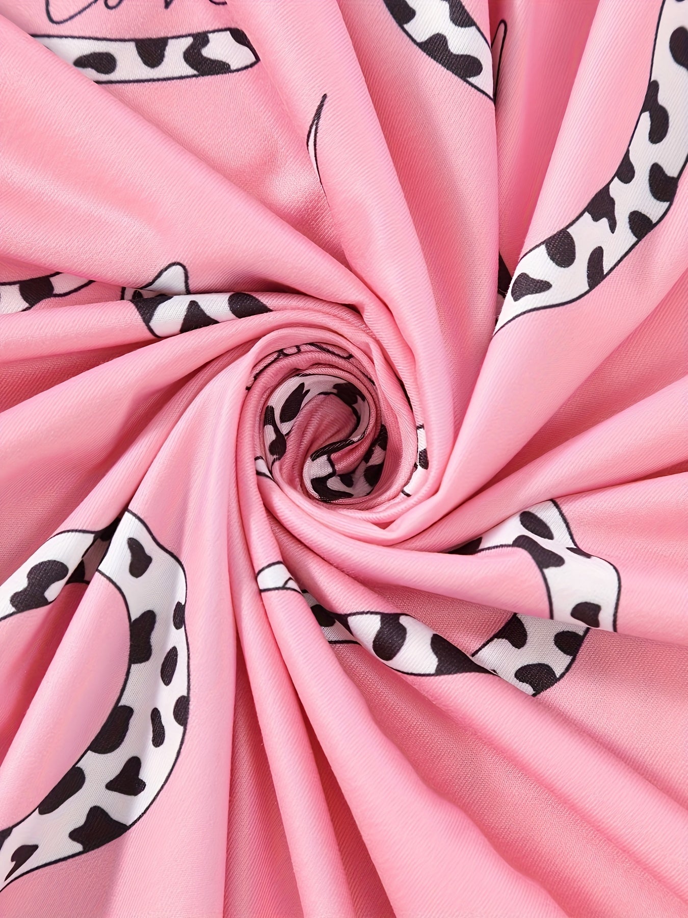 Women's Plus Size Sleepwear Set Casual Nightgowns with Cartoon Hearts and Butterflies