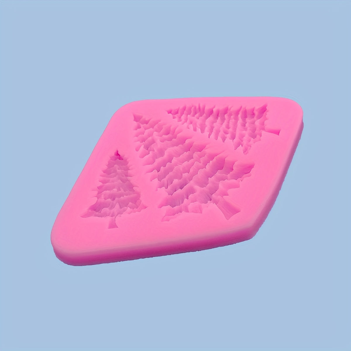 Silicone Christmas Tree Mold for Fondant, Chocolate, Gummy, Soap, Candles