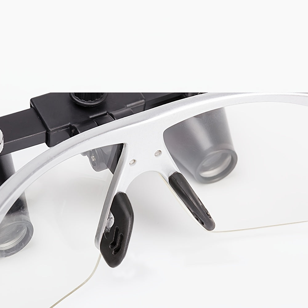 Dental Magnifying Glass 3.5X with Adjustable Pupil Optical Glass Loupe for Dental Use