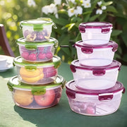 Food Storage Bowls for Kitchen, Veggie and Fruit Preservation, Microwave Safe