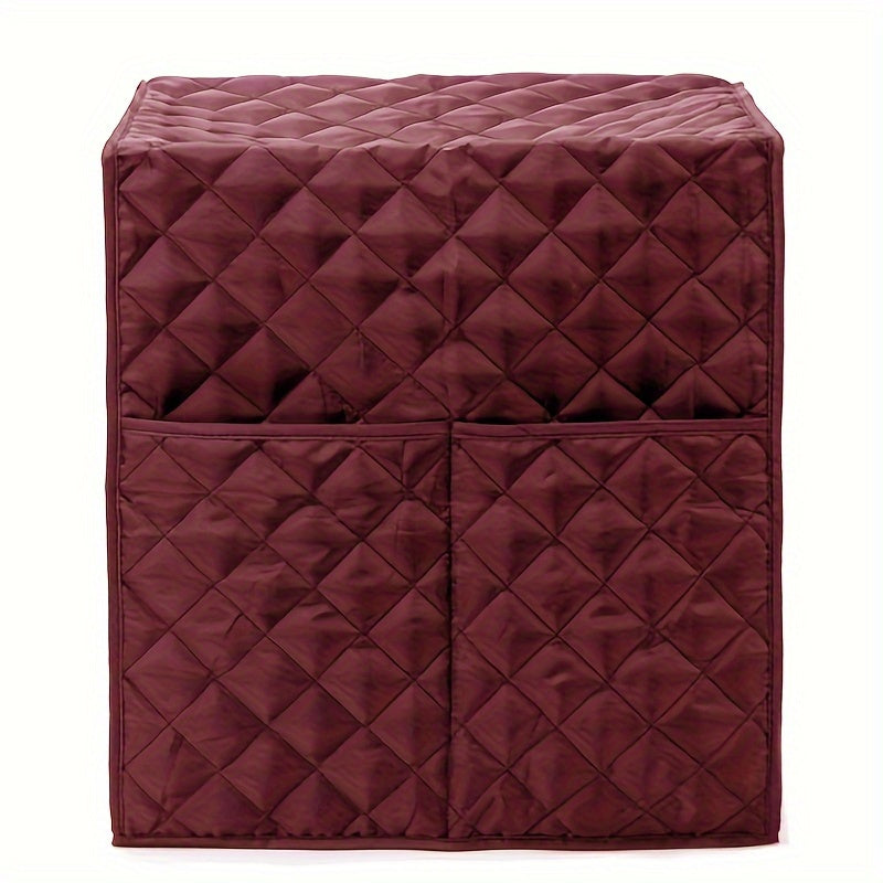 Kitchen Appliance Dust Cover Water-Resistant Washable Protector with Storage Pocket for Coffee Machines