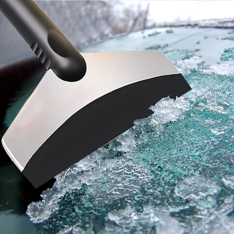 Raspador de nieve y hielo para coche de acero inoxidable unisex con mango ergonómico