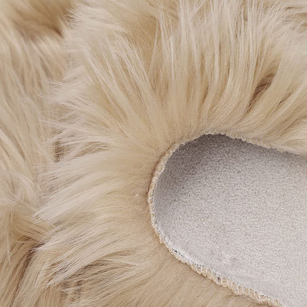 Soft Faux Fur Floor Mat for Home Bedroom Living Room Corridor Aisle