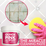 Pink Cleaning Paste for Kitchen Oil Stains Residue Free Gel
