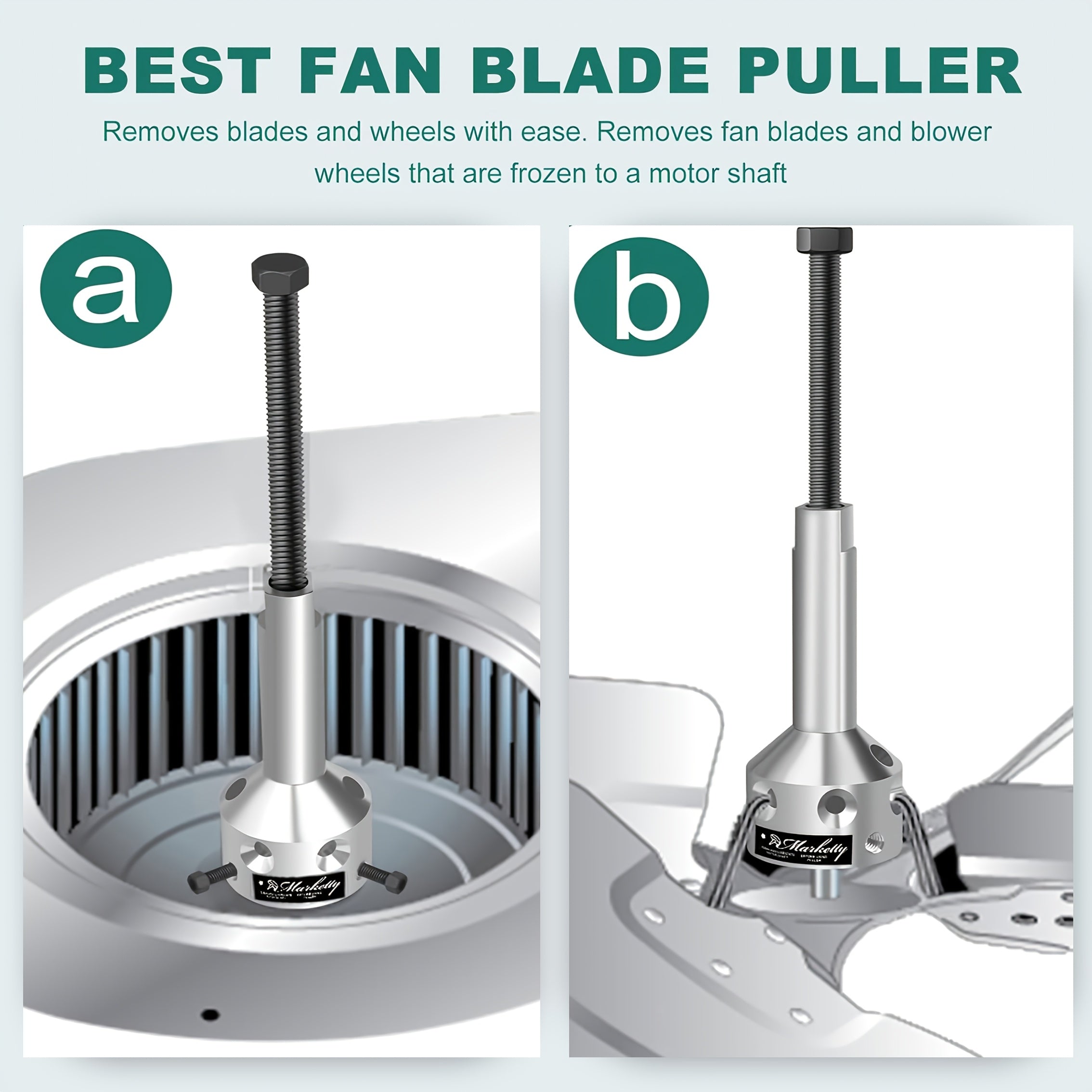 Extractor de cubo de rueda de 5/8 y 1/2 de diámetro, herramienta de reparación automotriz