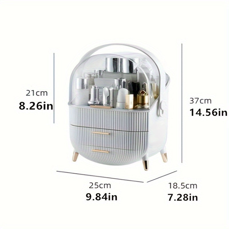 1-камерали макияж ташкилотчиси тартмаси тозаланмайдиган помада сақлагич косметика ва сақлаш учун