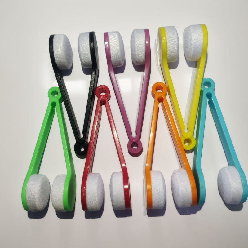 4 ta yumshoq cho'tkali portativ mini ko'zoynak tozalash cho'tkalari to'plami - qulay va sayohat uchun mos, turli ranglarda (Yashil, Ko'k, Qizil, Qora) uyda va harakatda foydalanish uchun - yotoqxona uchun mukammal va cho'tkalarni oson tozalaydi.