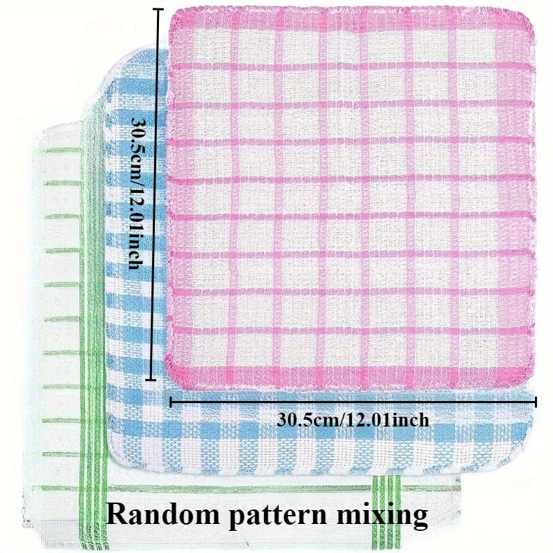 10x5 Waffle Weave Kitchen Towels Quick-Dry Super Absorbent Multipurpose Dish Cloths