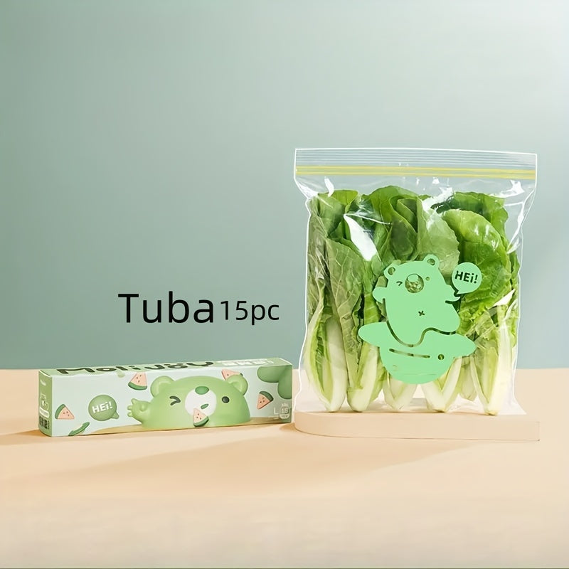 Oziq-ovqat uchun o'z-o'zidan yopiladigan saqlash sumkalari o'n besh, yigirma yoki o'ttiz dona, uy oshxonasida meva va sabzavotlarni saqlash uchun mukammal.