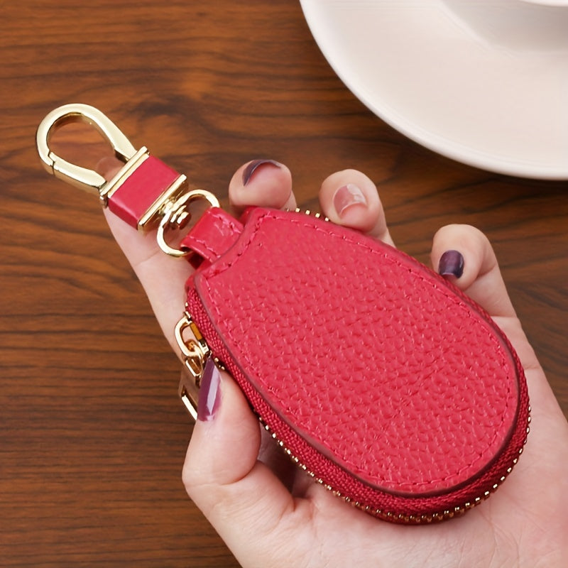 Women's Mini Zipper Key Bag Portable Car Key Chain Multifunctional