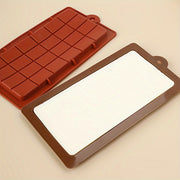 Silicone Chocolate Bar Mold Non-Toxic Flexible Kitchen Tool for Holiday Baking