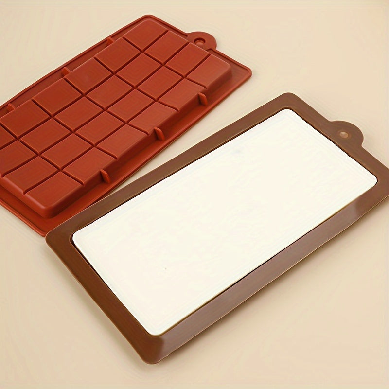 Silicone Chocolate Bar Mold Non-Toxic Flexible Kitchen Tool for Holiday Baking