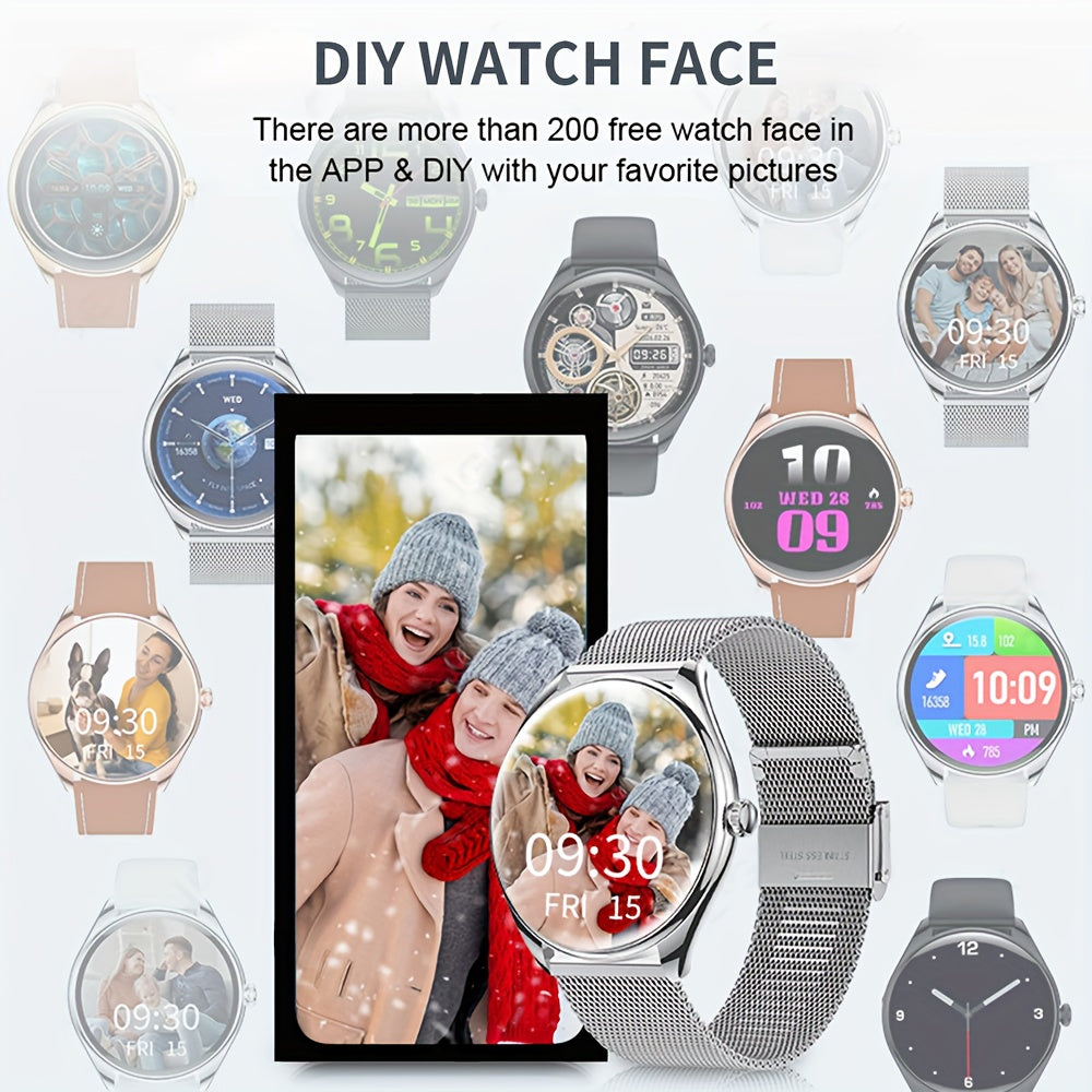 2024 Smartwatch 1.43-Inch AMOLED HD Screen Waterproof IP67 Lightweight Outdoor Sports Watch for Men and Women