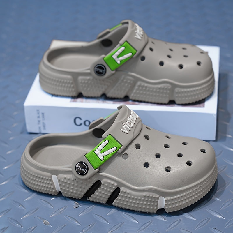 Дышащие EVA-тапочки для детей для мальчиков и девочек, всесезонные, нескользящие, для дома и улицы