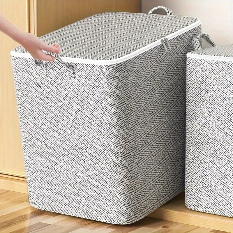 Foldable Storage Bag for Wardrobe and Bedding Organizing Large Capacity