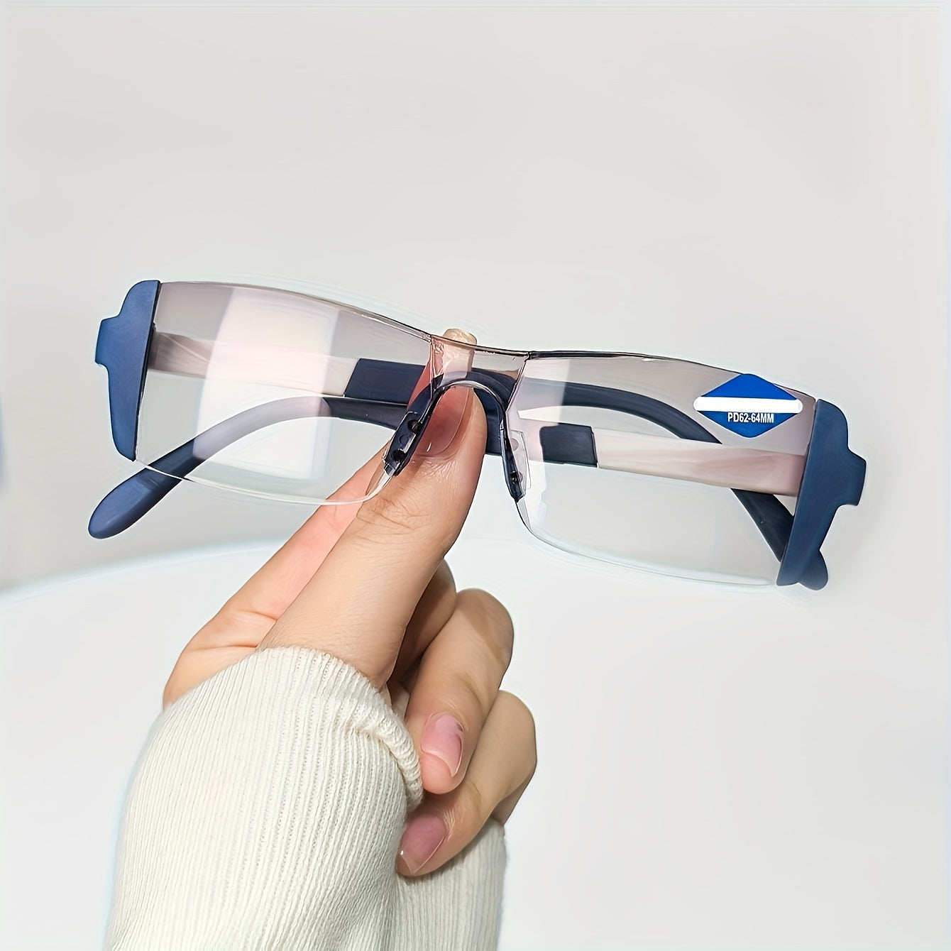 Juego de 3 gafas de lectura unisex con montura rectangular de PC, ligeras, cómodas y con corrección visual +1.0 a +4.0