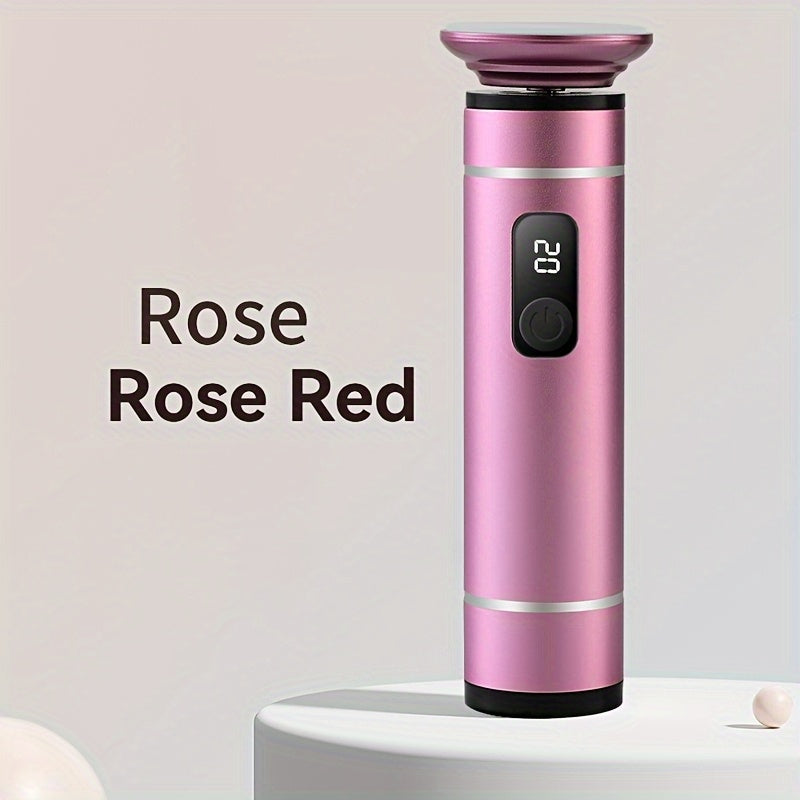 Electric Foot Callus Remover Dual Speed Rechargeable with Display Control Pink Black