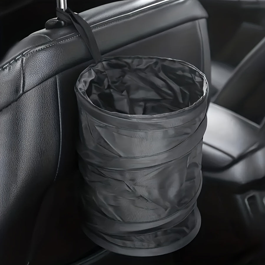 Portable Folding Trash Can for Car Home Office Leakproof Hangable