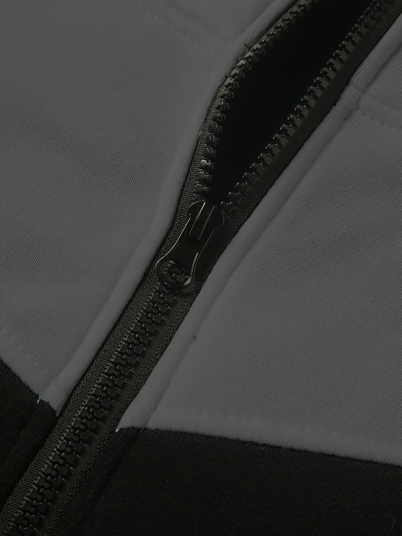 Men's Color Block Two-Piece Suit Hoodie Zipper Casual Breathable Spring Autumn