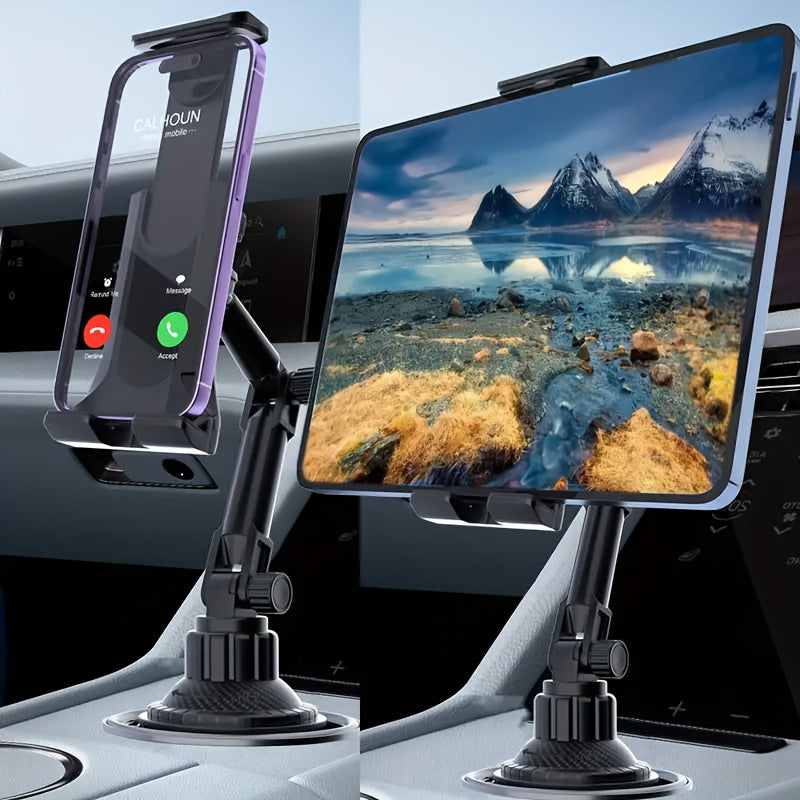 Universal Car Cup Holder Mount for Tablets and Smartphones ABS Waterproof Rotatable