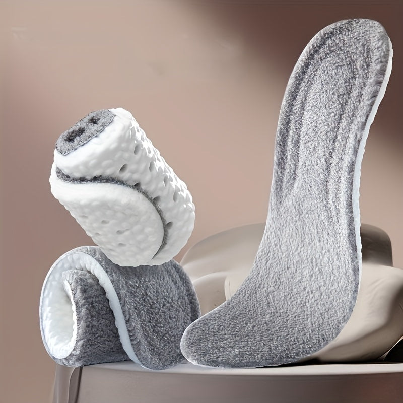 Unisex qish fleece EVA ichki oyoq kiyimlari shok-absorbent issiq poyabzal