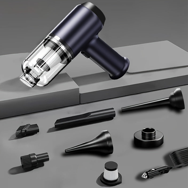 Handheld Car Vacuum Cleaner With Blower Function Compact Dust Remover