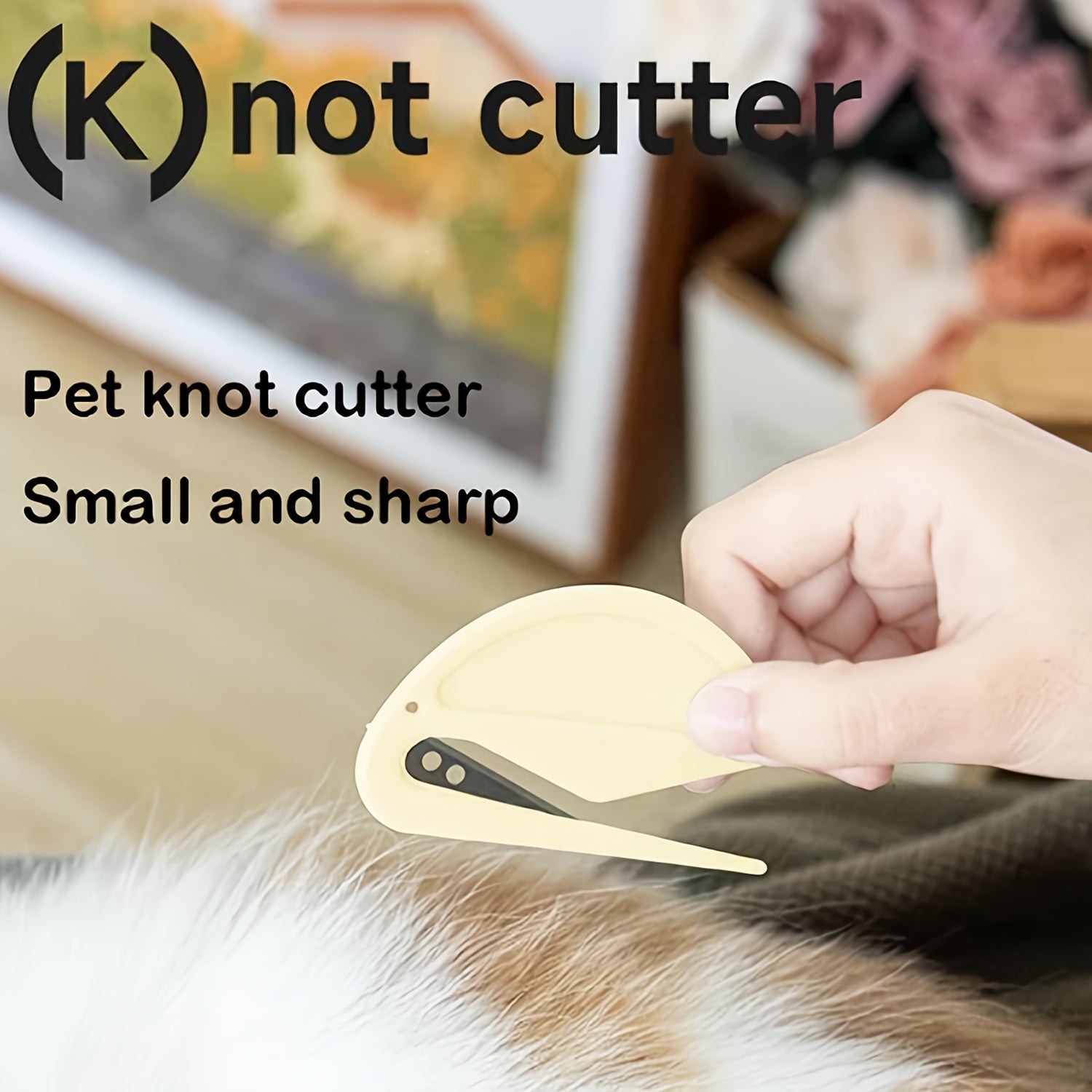 5 Colors 5pcs Pet Detangle Cutter for Cats and Dogs Shedding Brush Hair Removal Tool