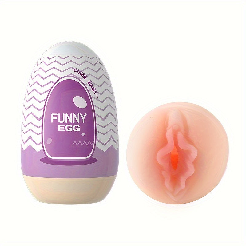 Men's Mini Masturbation Cup with Realistic Vagina Soft Material Stimulator