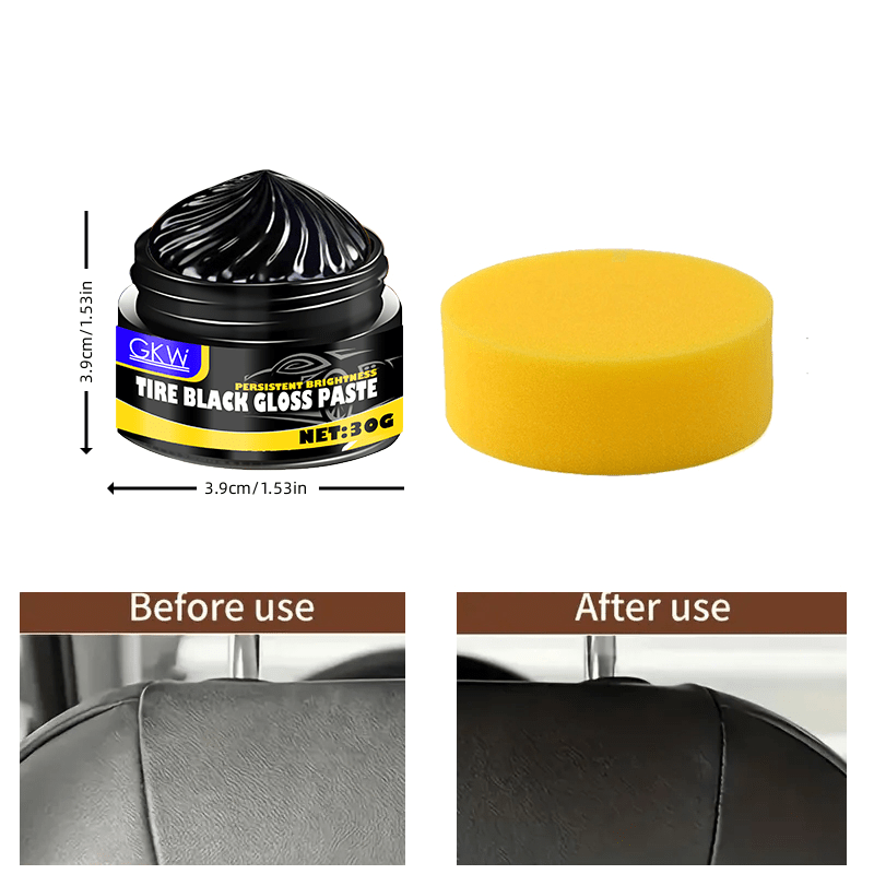 Восстановитель пластика внутри автомобиля, глянцевая поверхность, воск, паста для полировки шин