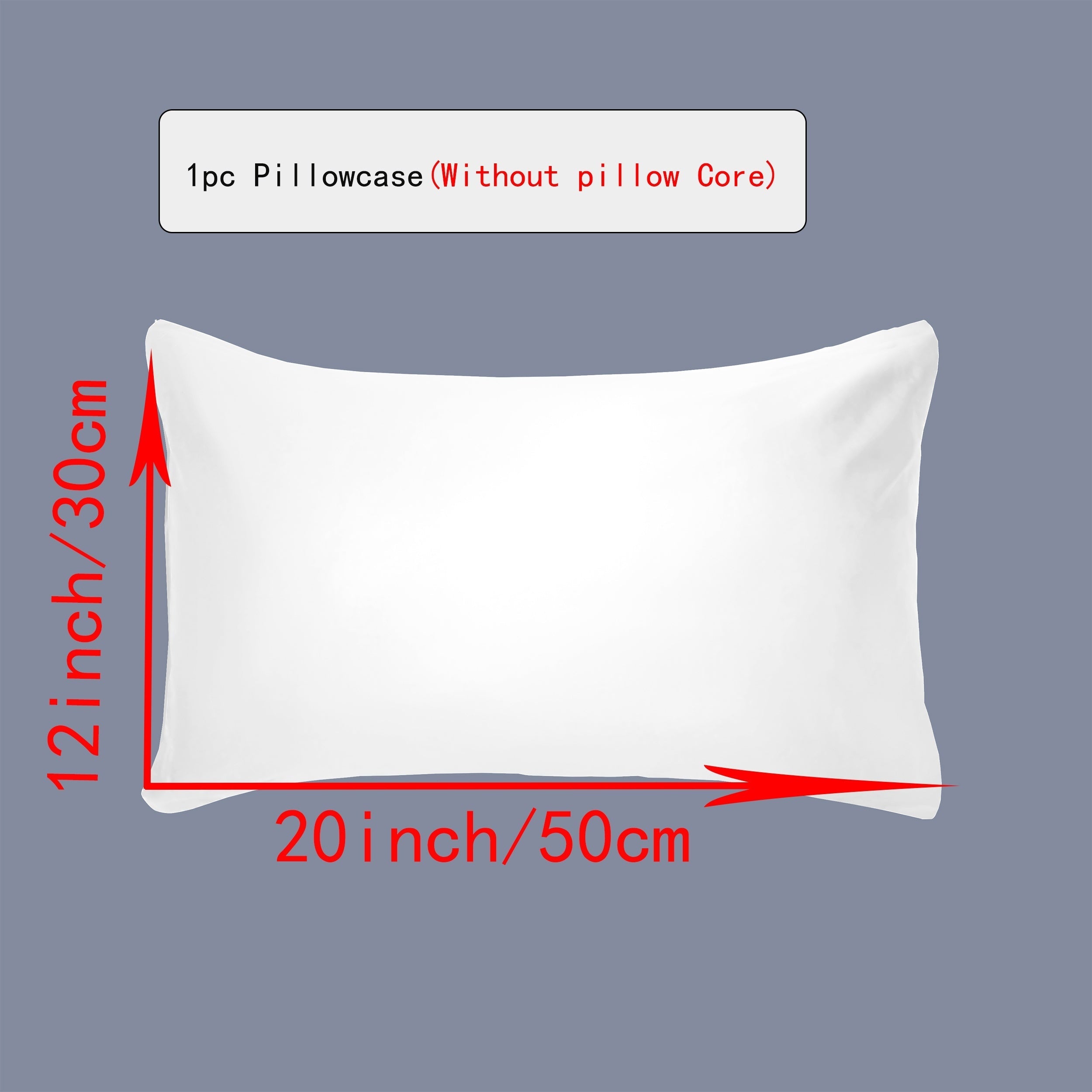 Luxurious Envelope Pillowcase Various Sizes White Gray Plaid Red Green Botanicals Leopard Geometric