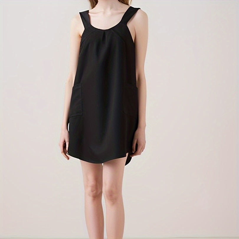 Linen Apron for Restaurants and Kitchens, Durable Cooking and Serving Apron