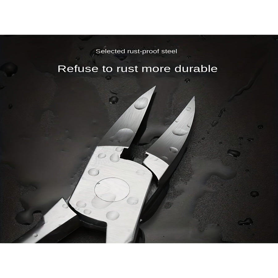 Stainless Steel Nail Clippers for Thick and Ingrown Toenails with Sharp Blades and Dead Skin Remover