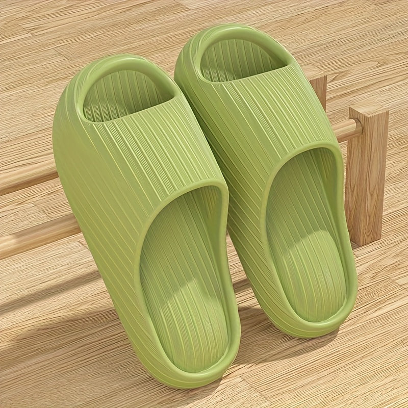 Unisex EVA Non-Slip Sandals Minimalist Stripe Indoor Beach Casual Footwear