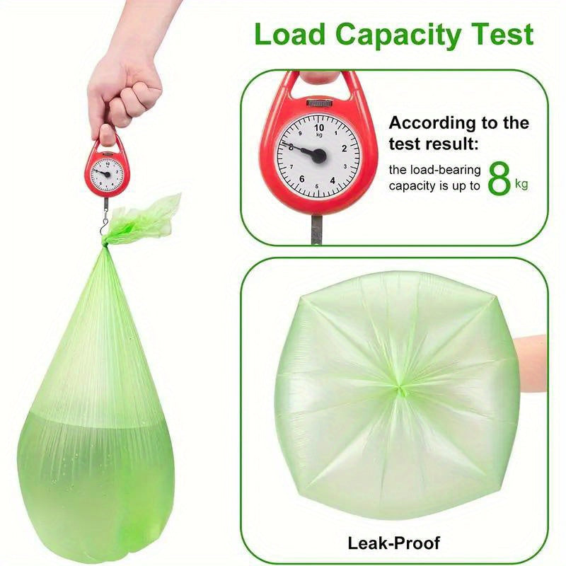 100 ta ROMLICEN katta biologik parchalanadigan chiqindi sumkasi, har biri 39.88x50.04 sm o'lchamda. Mustahkam Polietilendan tayyorlangan bu sumkalar bir martalik va oshxona, hammom, yashash xonasi va ofisda chiqindilarni boshqarish uchun mos keladi.