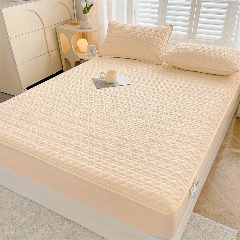 Набор стеганых водонепроницаемых наволочек 48x76 см Белый Серый Машинная стирка