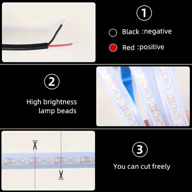 Car Hood Vent Light Neon Accent Strip Multicolor 60-Inch 12V Hardwired