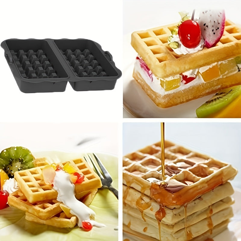 2pcs Silicone Air Fryer Baking Molds Non-Stick Reusable Liners Compatible with Ninja Air Fryer Models