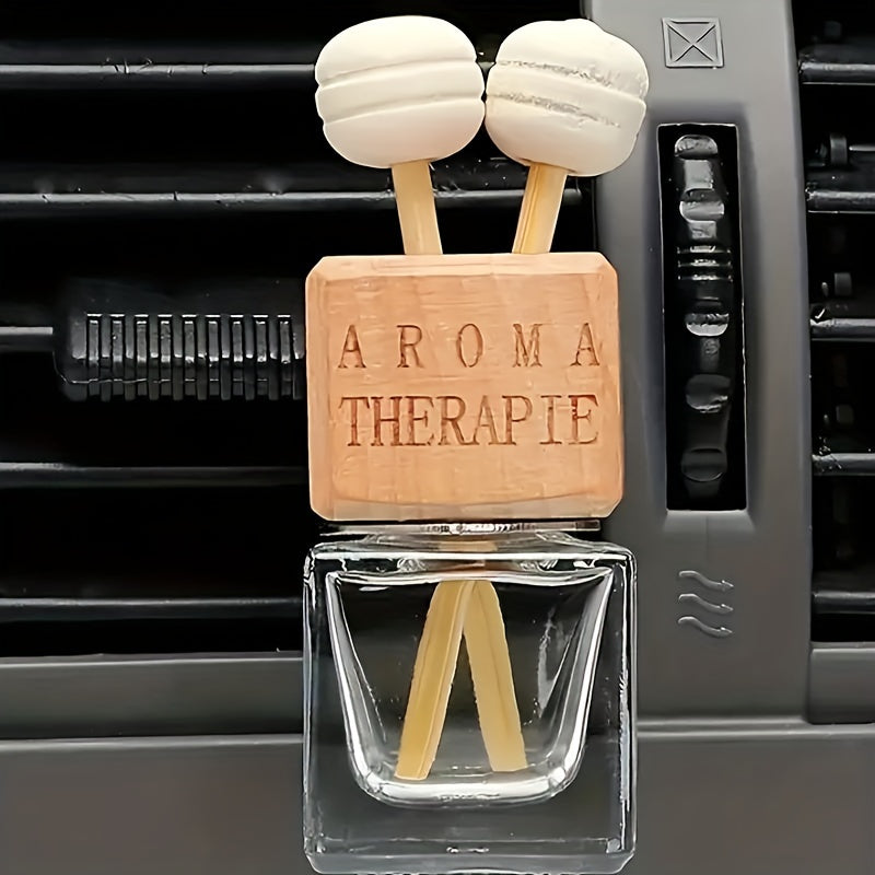 Avtomobil ventilyatsiya uchun havo tozalovchi shisha aromaterapiya diffuseri, yangi va uzoq davom etadigan havo uchun