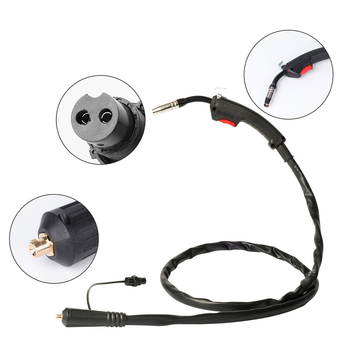 Газовая сварочная горелка без газа, тяжелый кабель, устойчивый к коррозии, долговечный