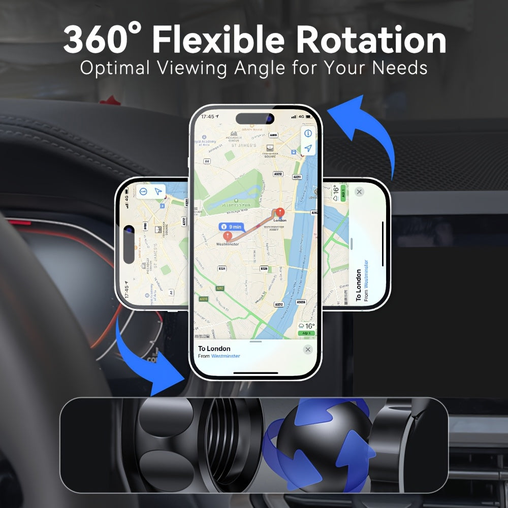 Magnetic Car Phone Mount for iPhone Magsafe with Heat Transfer Plate