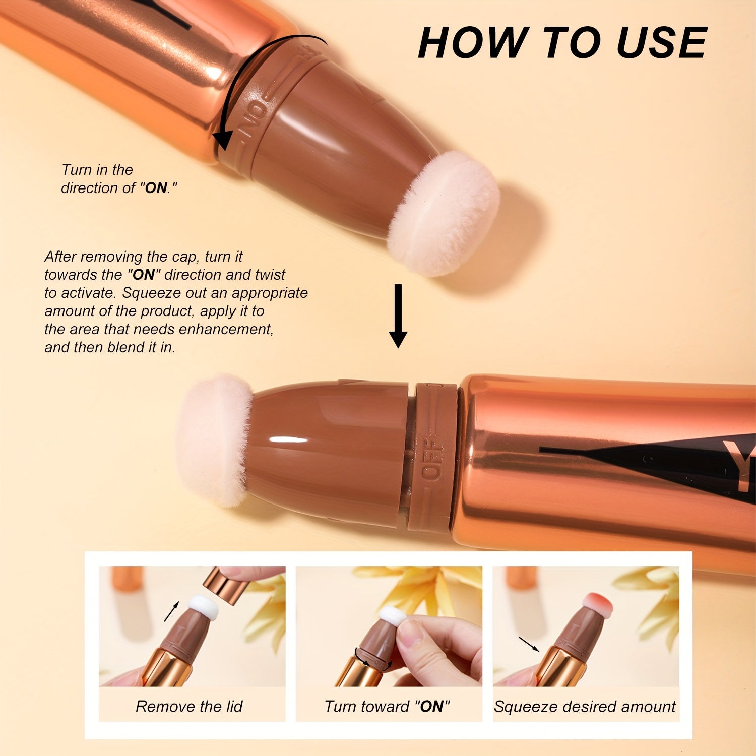 Set de colorete líquido y iluminador para mujer, contorno de maquillaje multicolor