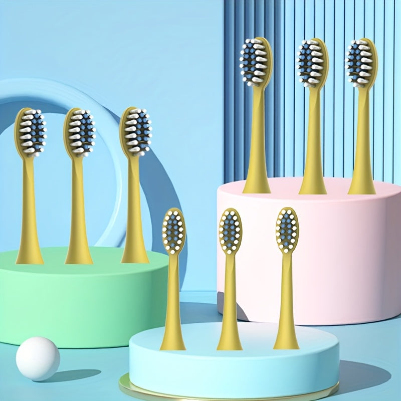 Electric Toothbrush Replacement Brush Heads for Adults, 3-9 Colors