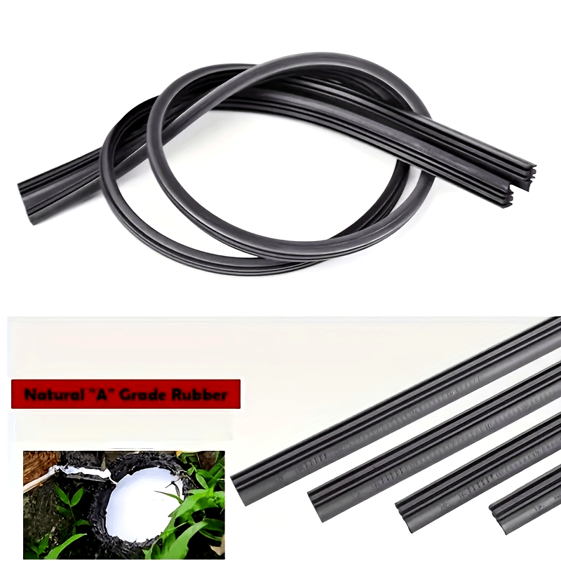 Car Wiper Rubber Strips Replacement 2/4 Pcs 70cm 27.6In Windshield Wiper Core