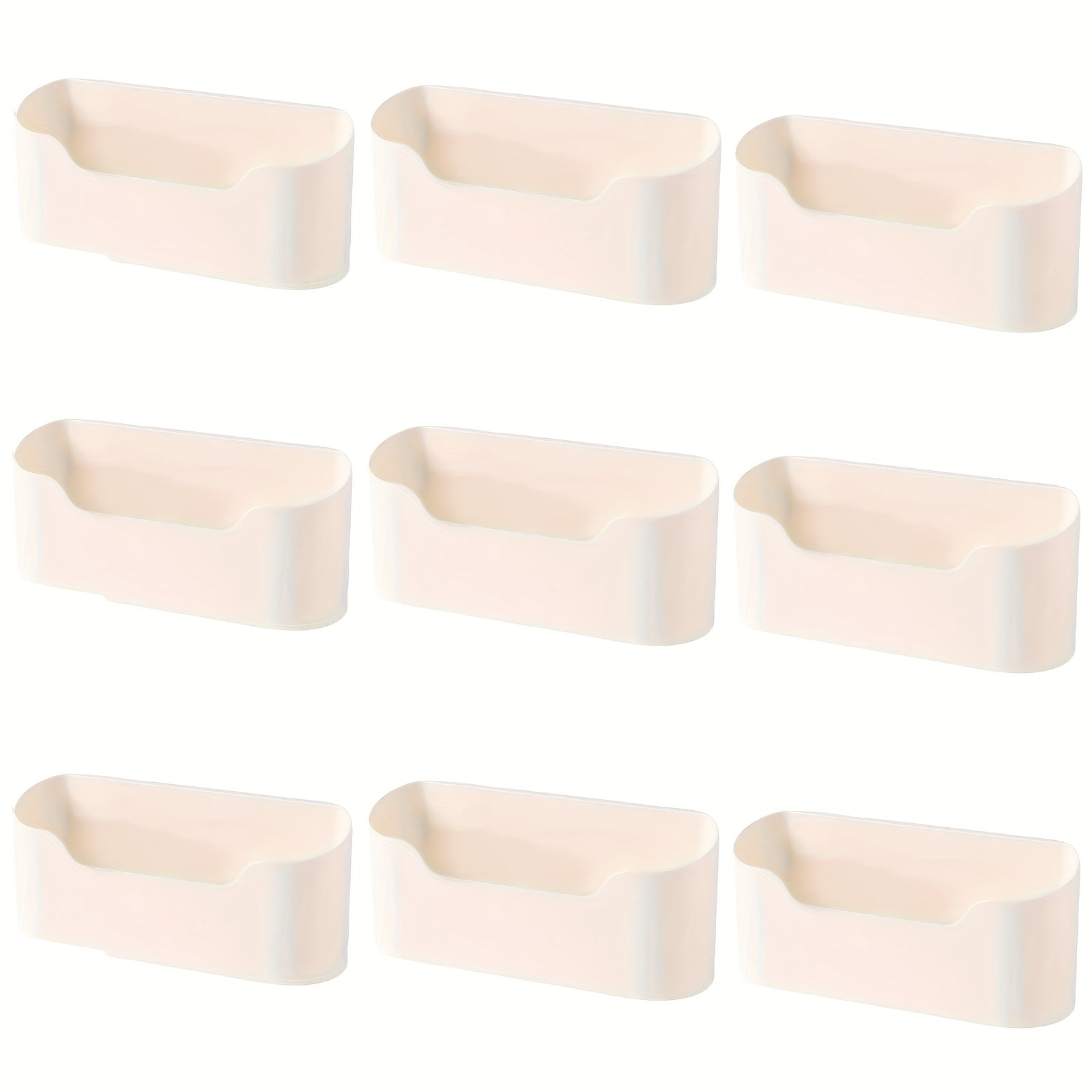 Wall Mounted Storage Organizer No Drill Adhesive Door Mount Kitchen Bathroom Plastic Rack