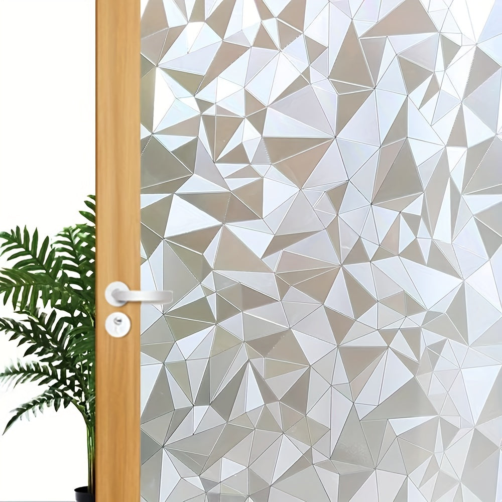 Prismatic Electrostatic Glass Window Sticker Privacy Decor for Office Bathroom Home