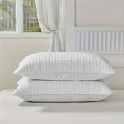 Geometric Pattern Bamboo Fiber Pillow Protector Cover with Envelope Closure Machine Washable Oil and Stain Resistant