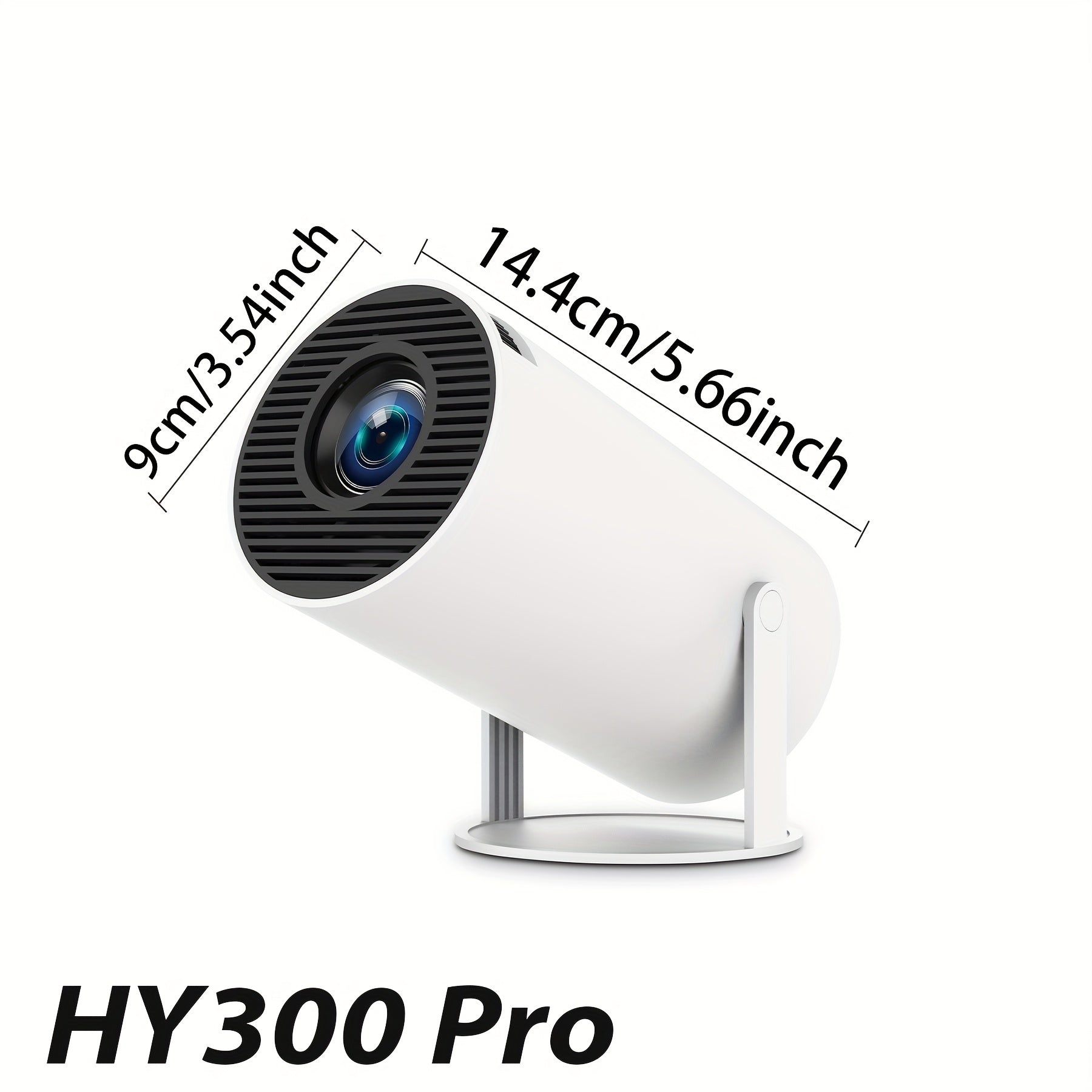 Портативный 4K HD WiFi проектор с Android 11 и совместимостью со смартфонами