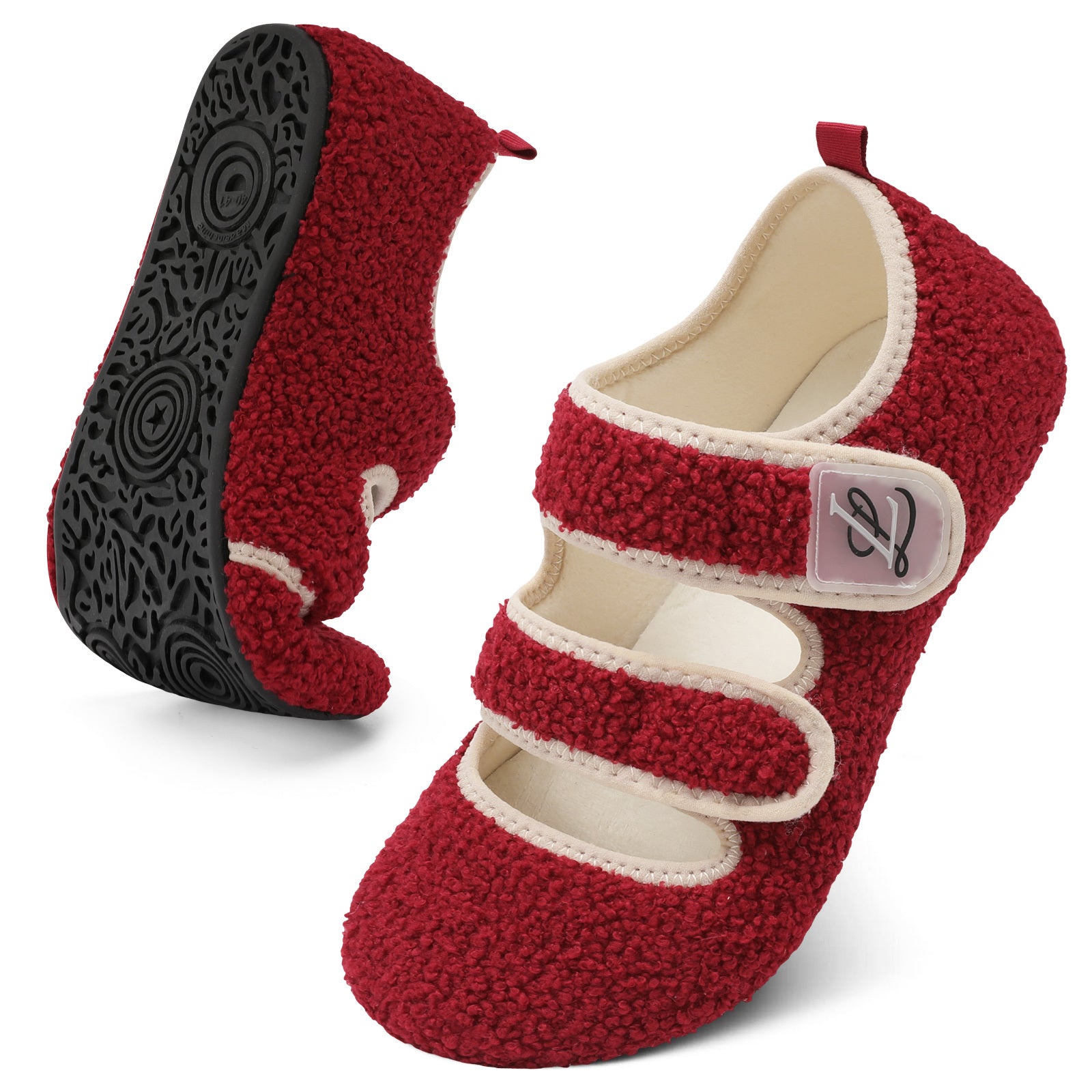 Женские легкие обувь на мягкой резиновой подошве для помещений и улицы, нескользящая