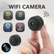 Wireless WiFi Security Camera 480p Battery or USB Powered Remote Viewing